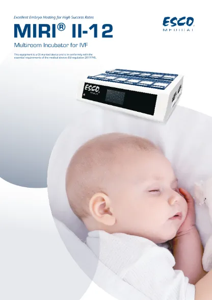 MIRI® II Multiroom Incubator Catalogue
